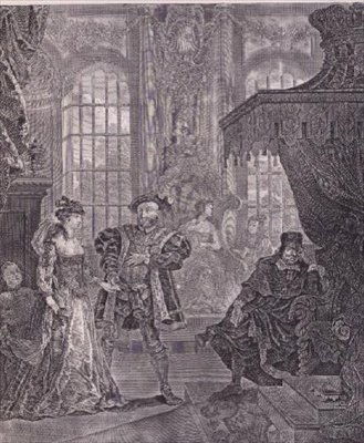 King Henry the Eighth and Anna Bullen by William Hogarth